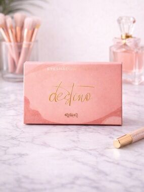 Alamar Destino Eyeshadow Palette 10 Shades Neutral Glam Makeup Full Size NEW